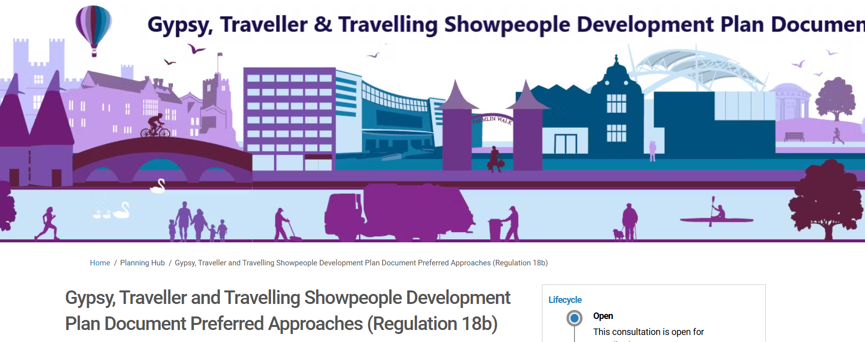 Gypsy, Traveller and Travelling Showpeople Development Plan consultation image