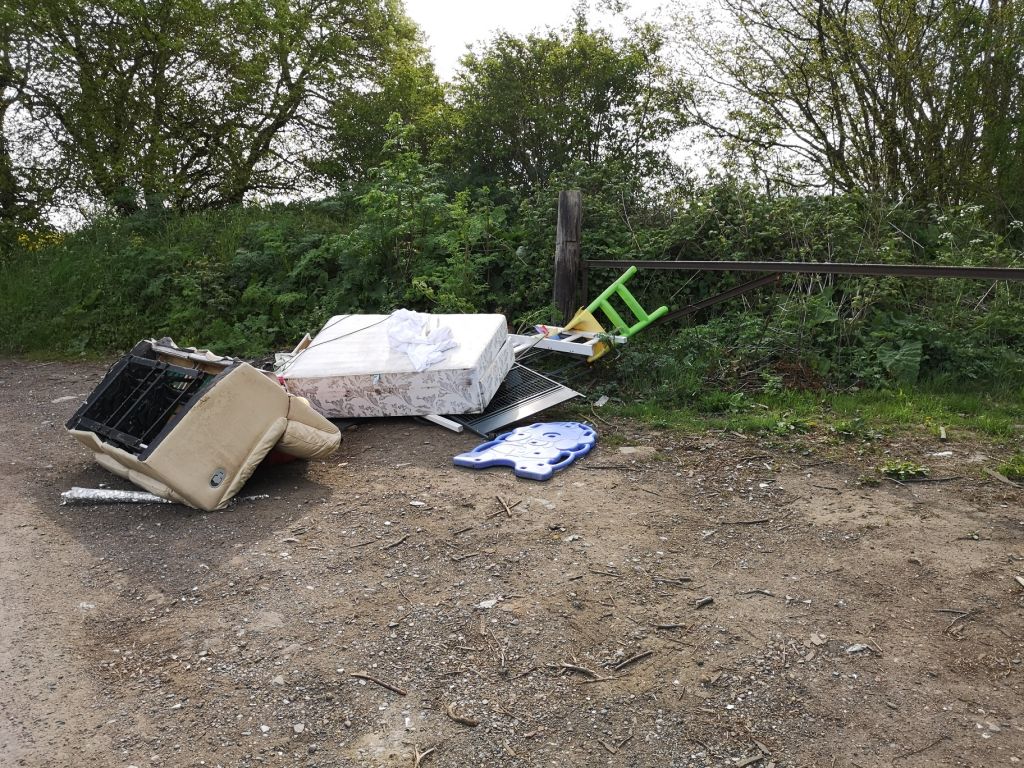 Covert camera catches fly tipper image